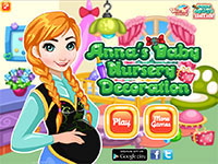 Игра Анна декорирует ясли
